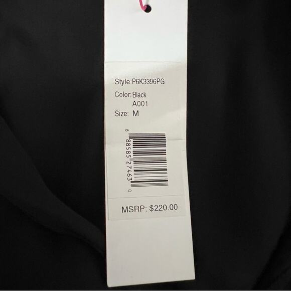 Parker Black Marjorie Cold Shoulder Ruffle Blouse Size Medium - Picture 8 of 10